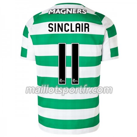 Maillot de Foot Celtic Glasgow Sinclair 11 Domicile 2018/19